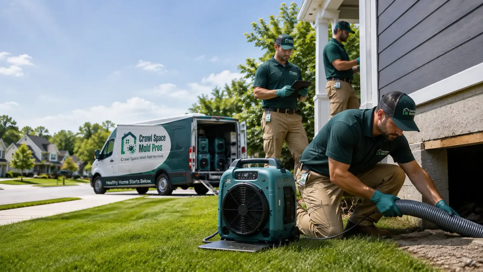 Crawl Space Mold Removal in Mohler, WA